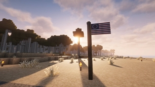 Betsy Ross on Flagpole