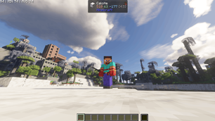 crimson weave gloves with crimson weave belt and a katana in 3rd person