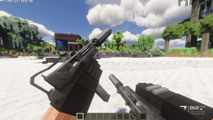 night ops gloves with dual mac-10s