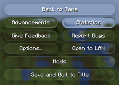 Game menu