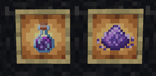 amethyst mixture and dust