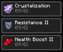 Crystalization effect