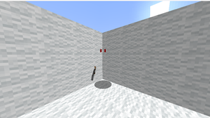 ghost on a white wool background
