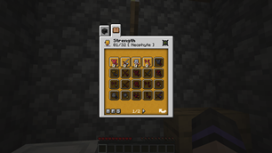 Strength Perks GUI Screen