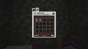 Tinkering Perks GUI Screen