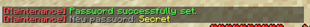 Password set