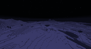petrified badlands night