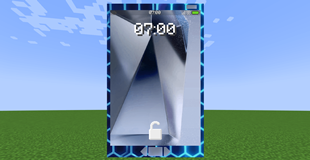 Lock Screen Blue
