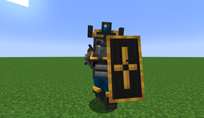 A Royal Guard preparing to clobber its enemies.