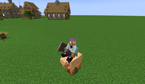 Taking a break on the back of a Wooly Cow.