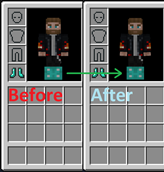 In the inventory before and after / В инвентаре до и после