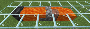 Liquids of any kind in non-full blocks