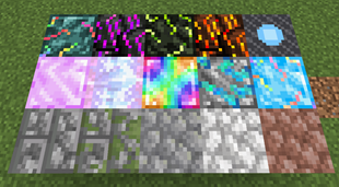 new ores and mining core block