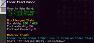 Material Traits & Equipment Stats
