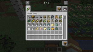 Nuevos bloques y objetos que el mod agrega. / New blocks and items that the mod adds
