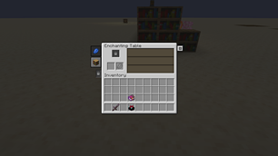 Enchantment table at the first stage of progression.