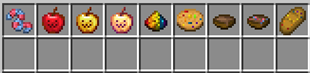 Currently Added Foods!
