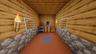 inside the house