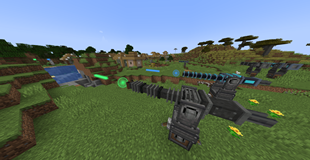 Energy autocannons in action