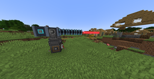 Heavy cannon: red energy shot
