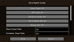 Config Screen