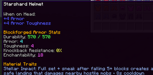 Starshard Armor — Stellar Impact Trait
