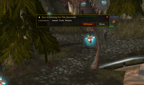 Ingame ping without addon open