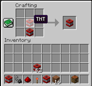crafting tnt x2