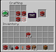 crafting tnt x4