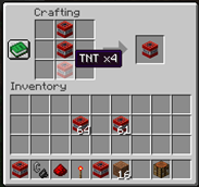 crafting tnt x100