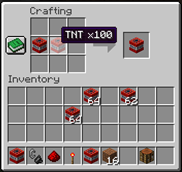 crafting tnt x200