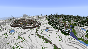 Ice Biome with Town