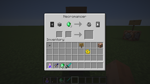 This Necromancer trades Mob Heads for Spawn Eggs