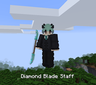 Diamond Blade Staff Render
