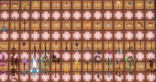 A lot of new weapon