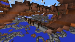 The corridors go deeper, it's easy to mine gold ore there / Коридоры уходят всё глубже, там легко добывать золотую руду