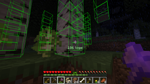 Tree Preview - 186 Logs Detected