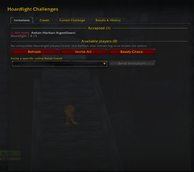 Challenge Invitations and Ready Check