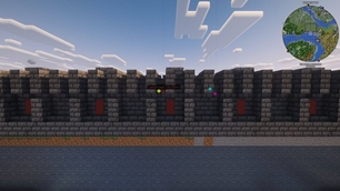 The wall from outside
