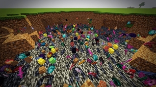 loot when a pile of dirt is mined