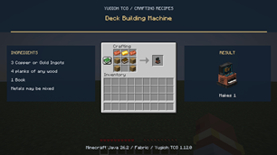 recipe-deck-building-machine