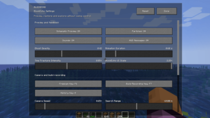 BlockEcho Settings Menu