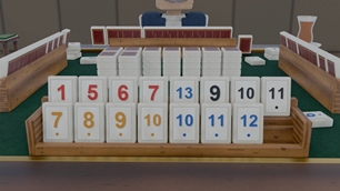 Your seat: fifteen tiles on the istaka, the talon in the middle