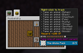 Works on almost all advancements!