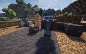The Bloomery ore processing.