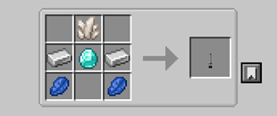 Crafting the antenna (+25 blocks)