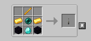 Crafting the antenna (+50 blocks)