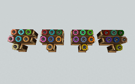 Colourful steering wheels