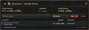 Compact — one character, German interface