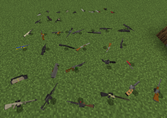 Objects are lying on the ground.